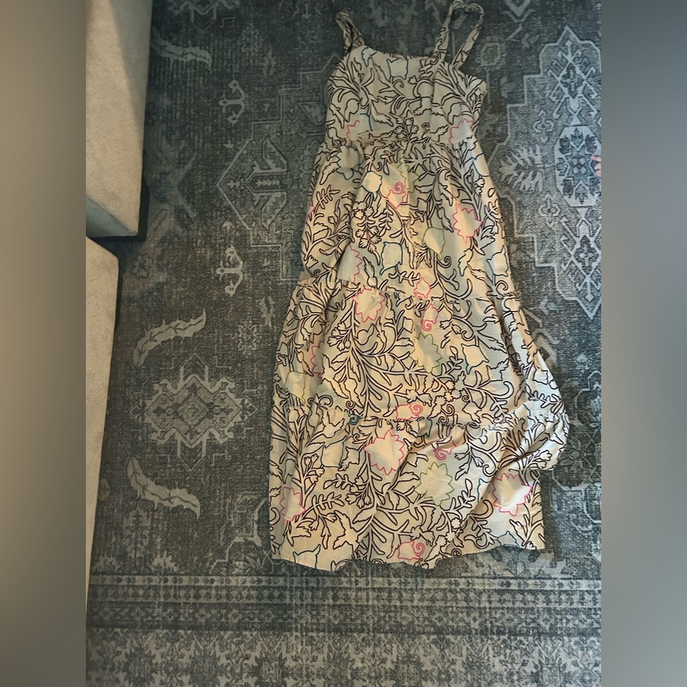 Knox Rose Cream and Pink Floral Maxi Dress